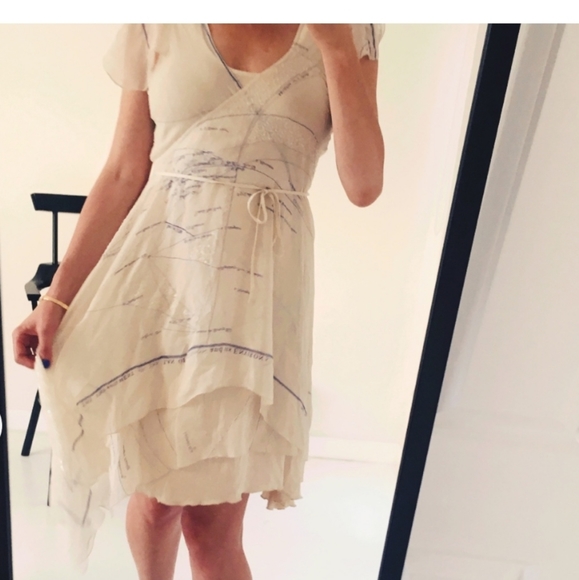 All Saints Dresses & Skirts - ALLSAINTS Eskimo Jellicles Wrap Dress Map US 6/10